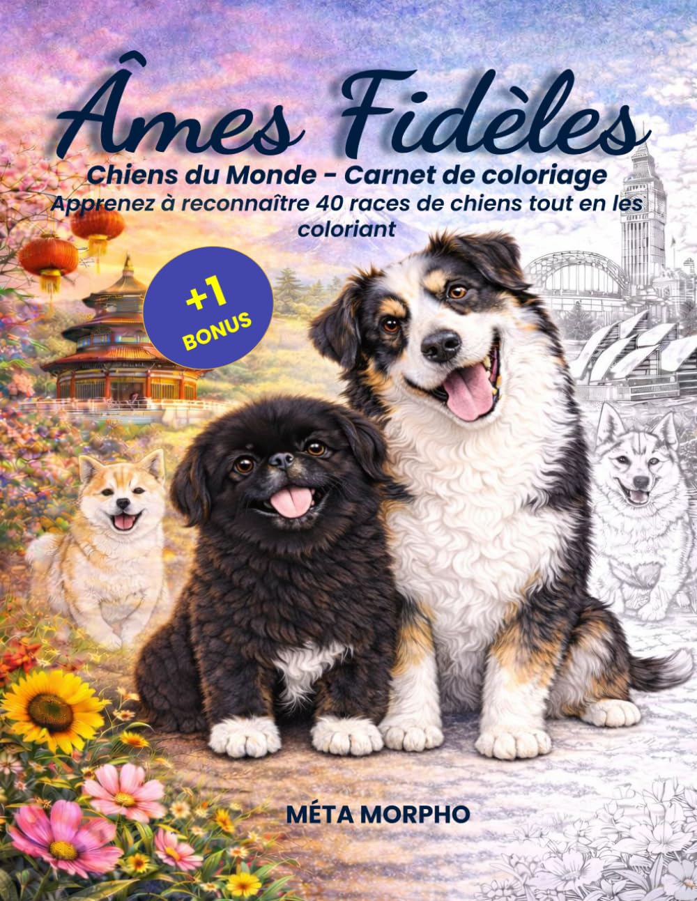 Âmes Fidèles - Chiens du Monde: Carnet de coloriage