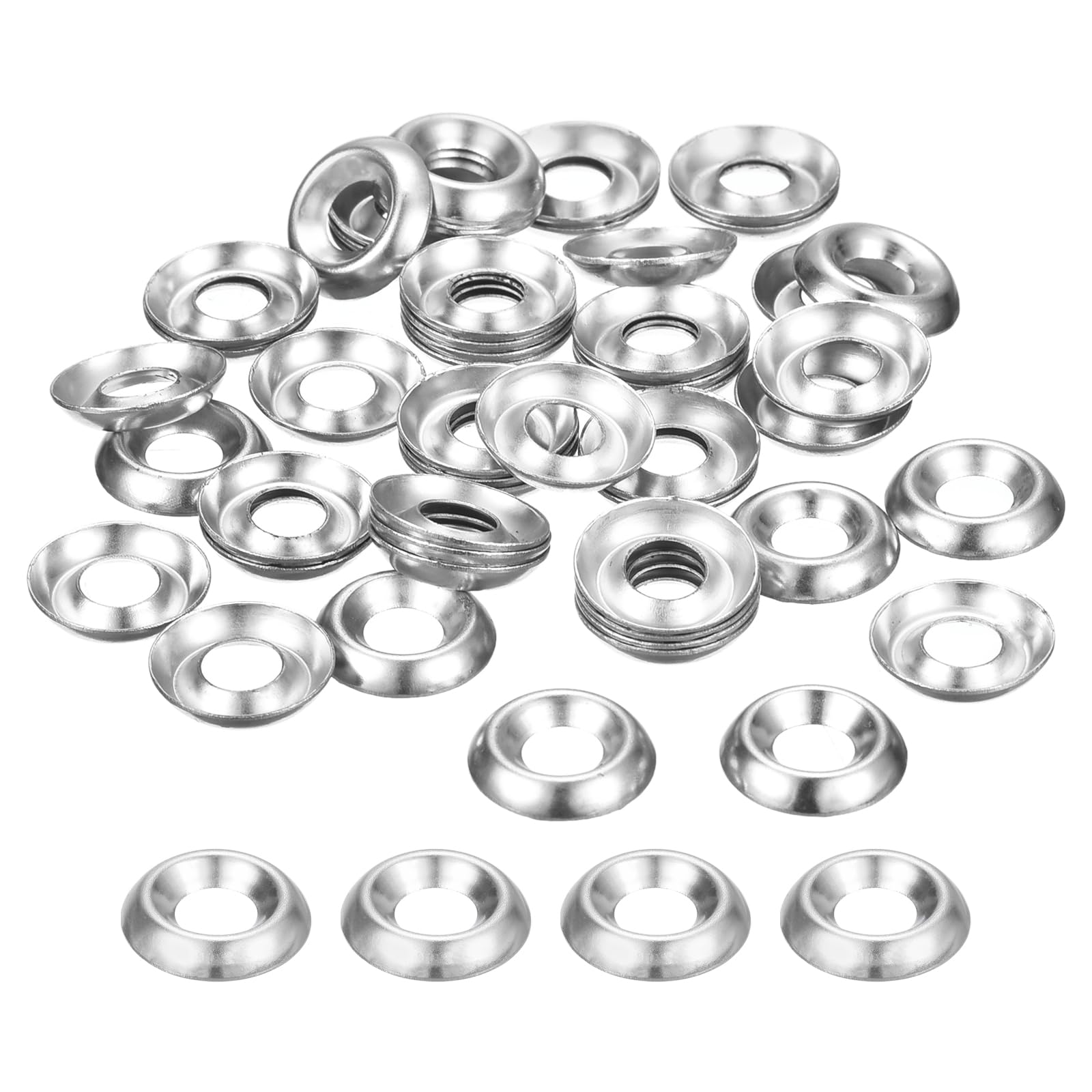 Nickel-Plated Countersunk Washers - 50 Pack -1