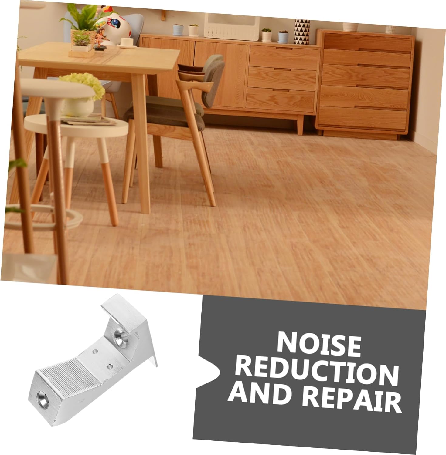 1Set Squeaky Floor Repair Kit Tool for Eliminating Noise Under Boards Versatile and for Home and Office Floor Repair
