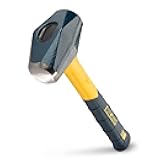 ESTWING Sure Strike Drilling/Crack Hammer - 2-Pound Sledge with Fiberglass Handle & No-Slip Cushion Grip - MRF2LB