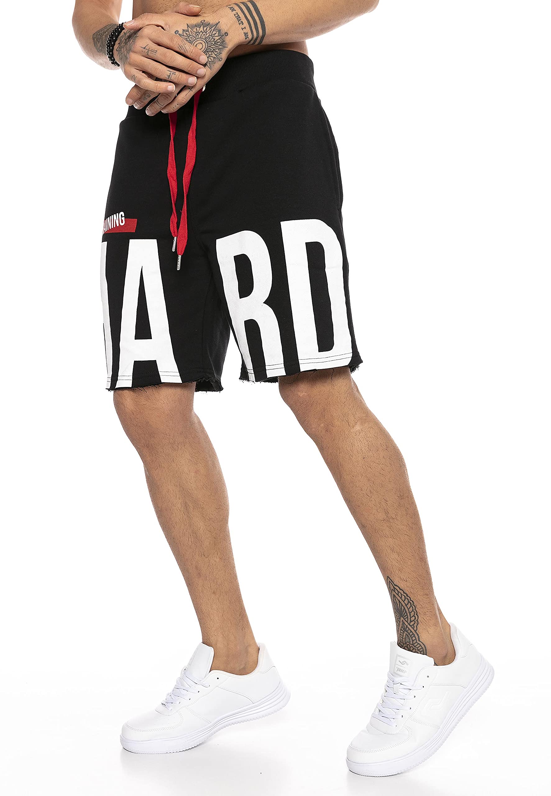 Redbridge Krótkie spodenki męskie spodenki do biegania spodnie sportowe bermudy, granatowy, XL