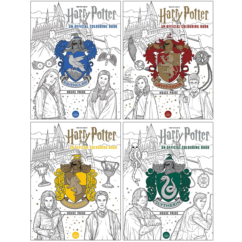 Buy Harry Potter Collection The Official Colouring 4 Books Set