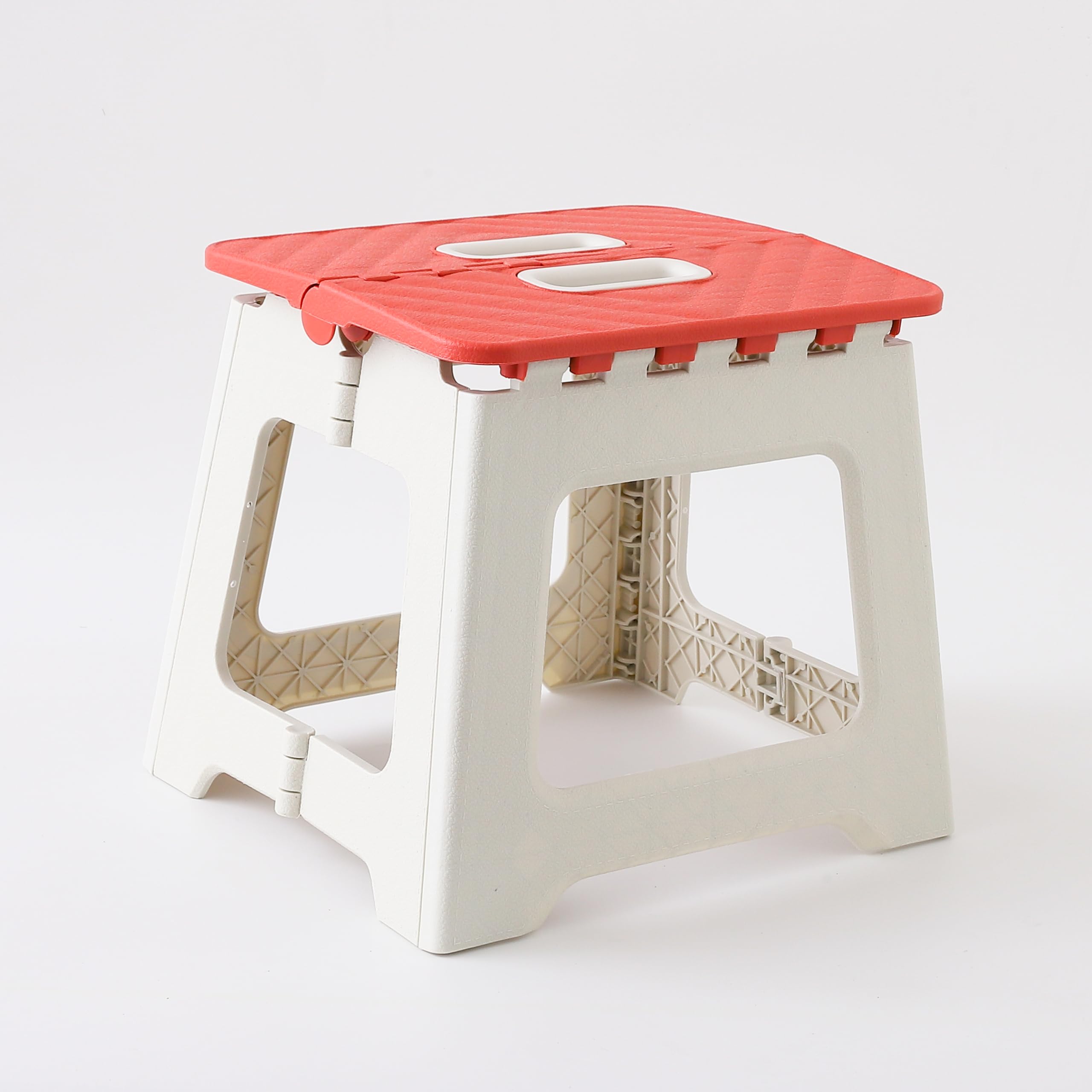 Kuber Industries Collapsible Stool | Foldable Stool | Camping Stool | Stool for Outdoor-Fishing-Hiking-Gardening-Travel | Portable Stool | Stool for Travel | SJM-2311A | Red (B0D5BM3TB3) Amazon Price History, Amazon Price Tracker