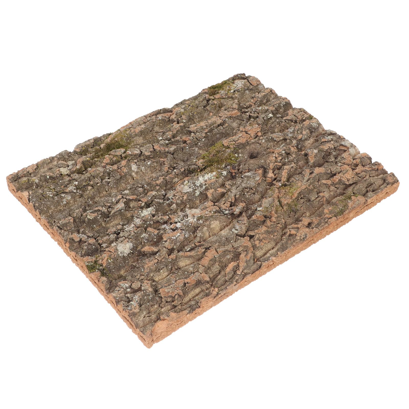 Corteza de Corcho Natural Textura Dura Segura para Reptiles Fondo Decorativo y Pared de Plantas para Terrarios en Acuarios de Reptiles
