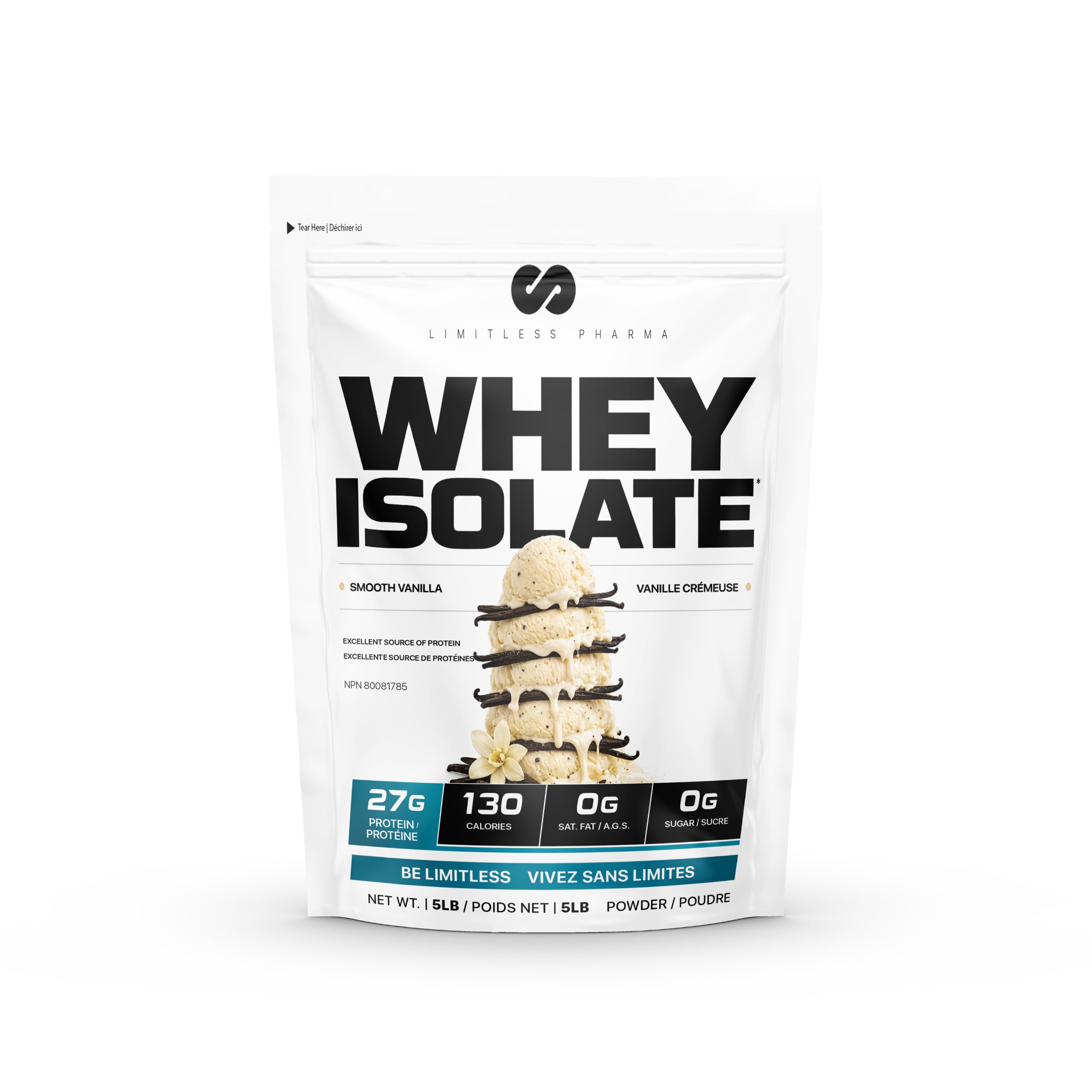 Limitless Pharma Pure Whey Isolate | High Protein Whey Isolate Protein Powder | 27g Protein, 6g BCAAs, Sugar Free, Gluten Free, Low Carb, Low Lactose | 30 Servings, 2LB (Double Chocolate) — Amazon image 25