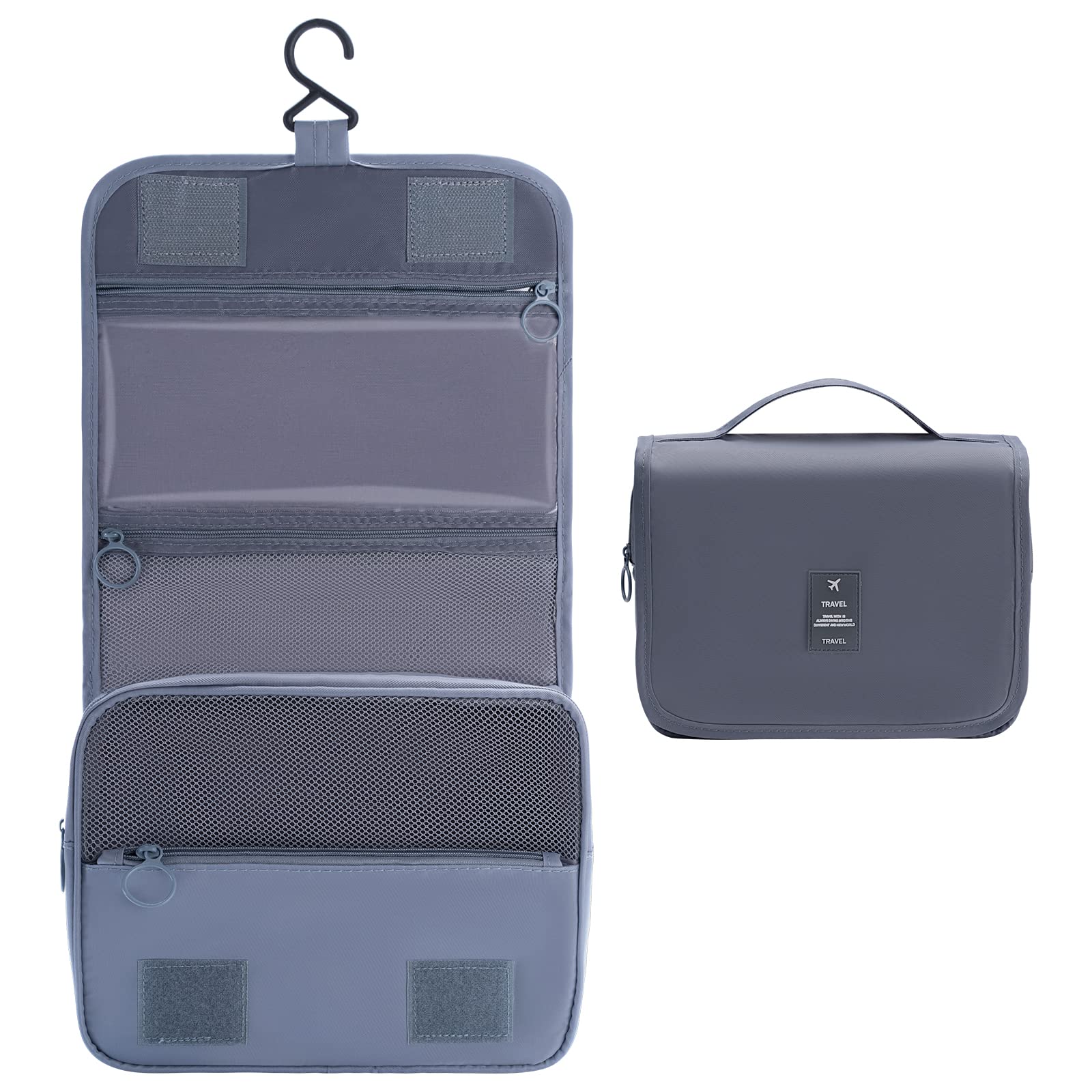 Raguso 3-teiliges Set Transparente Reise-Organizer – Wasserdichte PVC-Taschen Für Kosmetik, Kabel & Kleinigkeiten