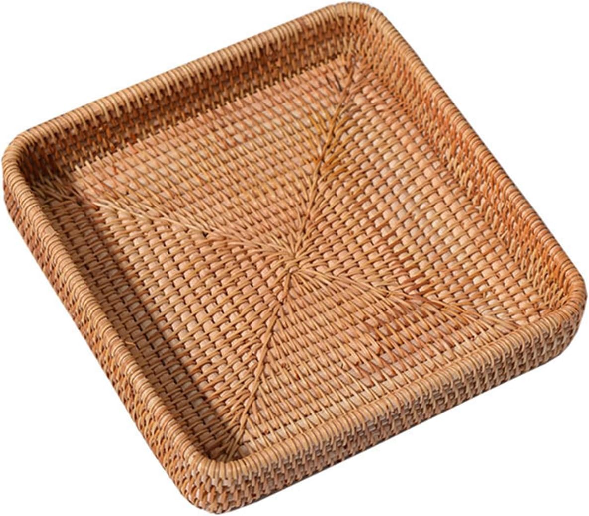 3PC籐編み収納かご水果物かご籐編みかごキャンディー野菜収納かごデスクトップ家庭用丸型 その他素材 暉の夢手づくり店 通販  18400948｜Creema(クリーマ) 藤編みトレー かご バスケット ベトナム 秋 籐編み キャンディ収納トレイ 収納 3点セット 手編み