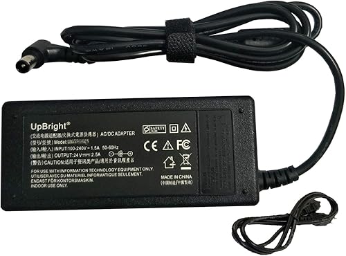 UpBright Adaptador de 24 V CACC compatible con Samsung AH94-03084A HW-F750 HW-F751 XY HW-F850 HW-F850ZA HWF750 HWF850 Surround Bar AirTrack Sistema