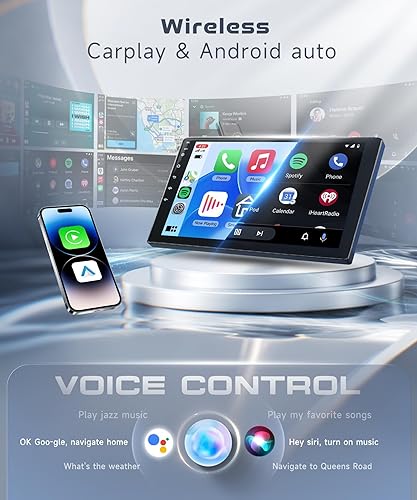 Miniatura 35 de Radio de coche 2G+64G para Toyota Camry 2006 2007 2008 2009 2010 2011 con CarPlay inalámbrico Android Auto, 9 pulgadas pantalla táctil Android 13