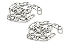 1/8 inch(3mm) Wire Diameter Stainless Steel Safety Chains 20 inch Long Link Rings Light Duty Coil Chain for Hanging Pulling Towing, 1/8