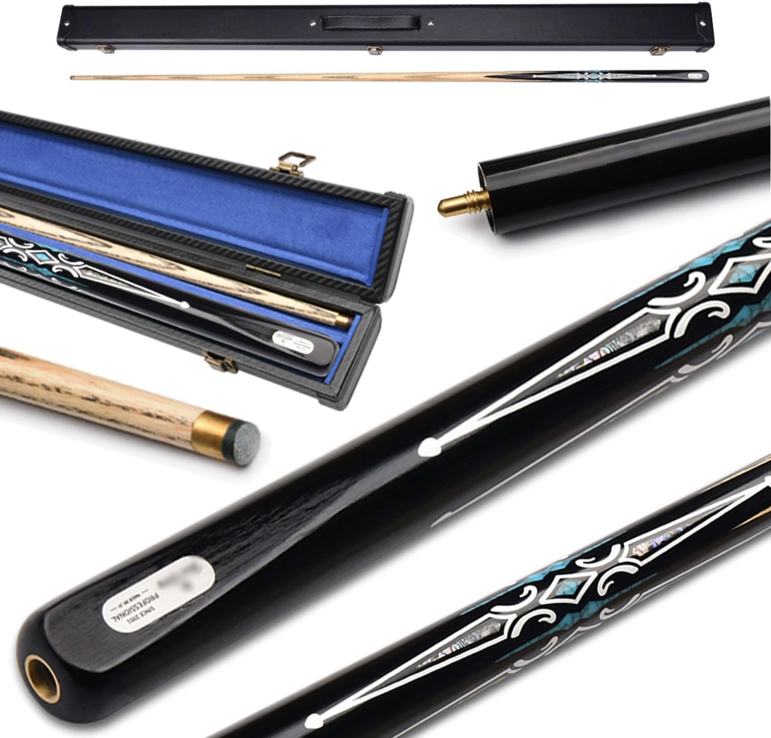 Borsa Per Stecca Da Biliardo Alomejor - Leggera, In Nylon, Per 1/2 O 3/4 Stecche