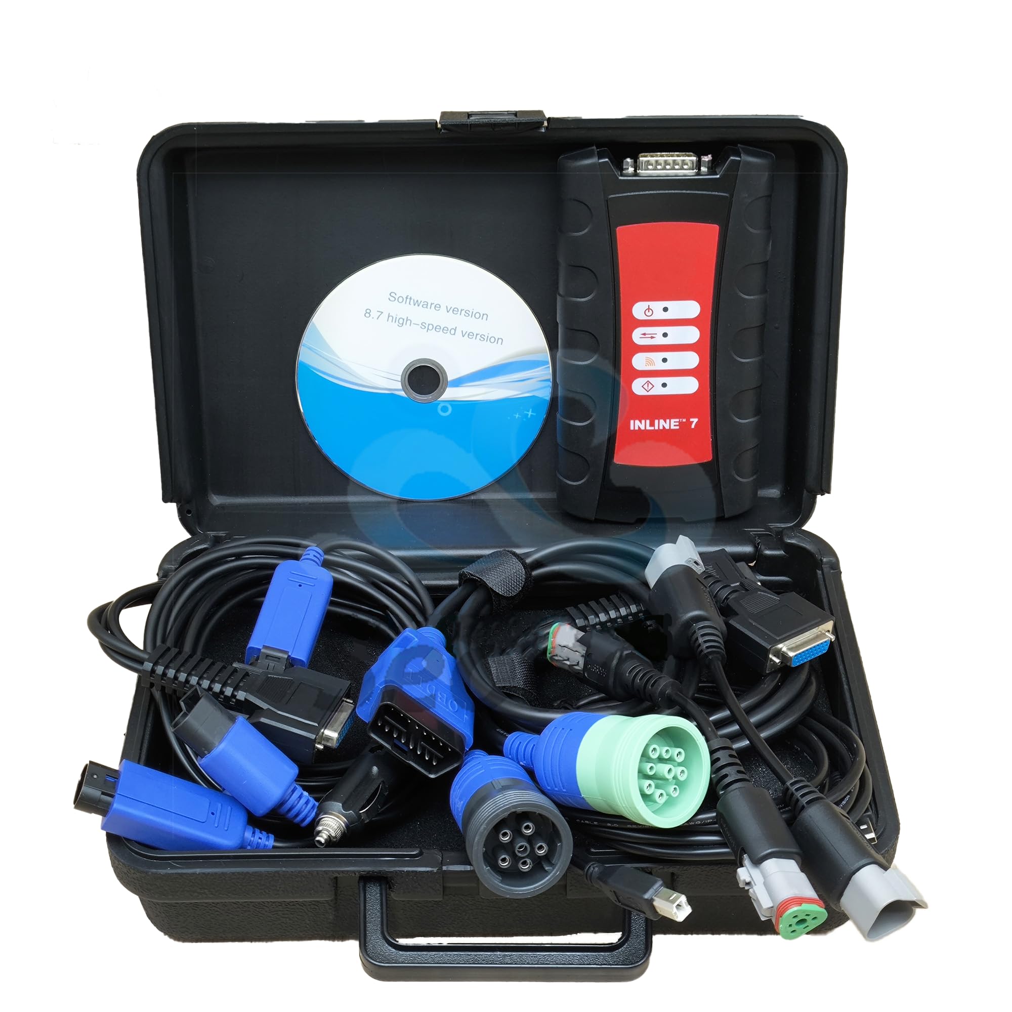 Inline 7 Data Link Adapter Truck Diagnostic Tool with Insite 9.0 Software and QuickServe (Inline 7 with 9.0 Software)