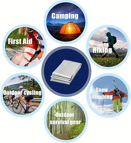 Miniatura 8 de Estáter de emergencia para incendios, 6 bolsas de alambre de sierra ferro de magnesio, multiusos, manta de cera, cuerda de cera para camping,