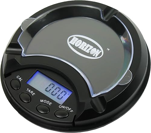 Horizon Ats-100 - Báscula digital para cenicero, báscula de bolsillo de precisión, 3.53 oz por 0.00 oz