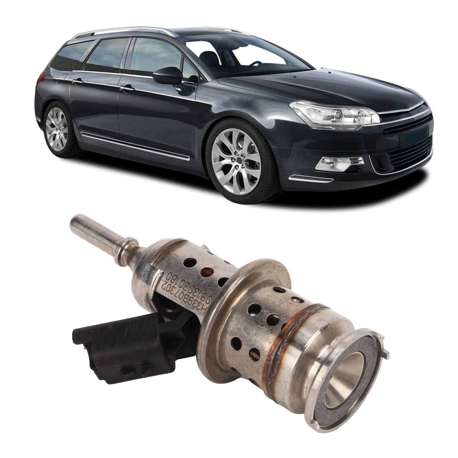 Iniettore Carburante Motore Diesel Iniettore Fluido Catalitico per Peugeot 3008, 308, 9801187080 Iniettore Carburante Diesel in Lega di Alluminio Adatto per Citroen C4 Picasso 2.0