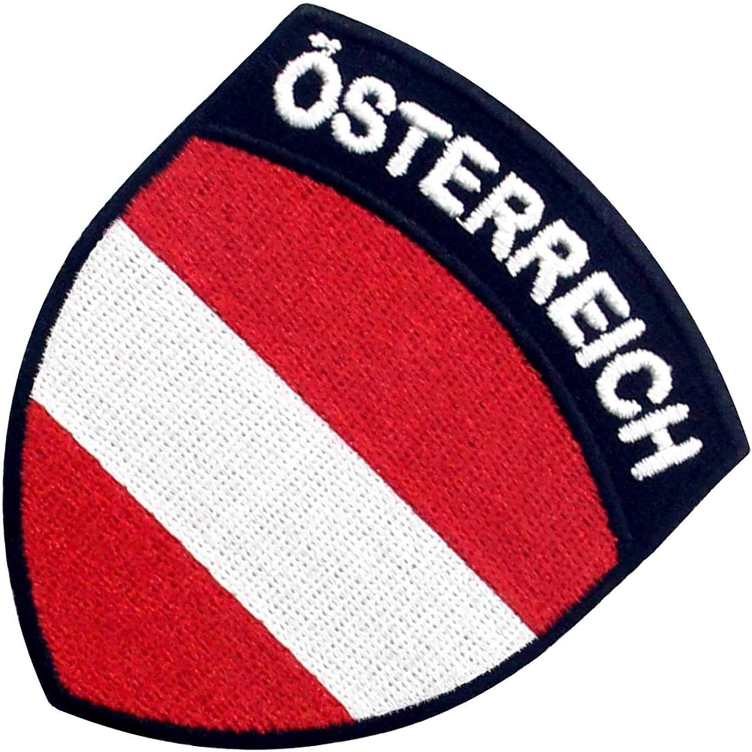 Austria Country – Embroidery Flag Iron-in Or Sew On Patch 2.68″×3.15 - Foto 2