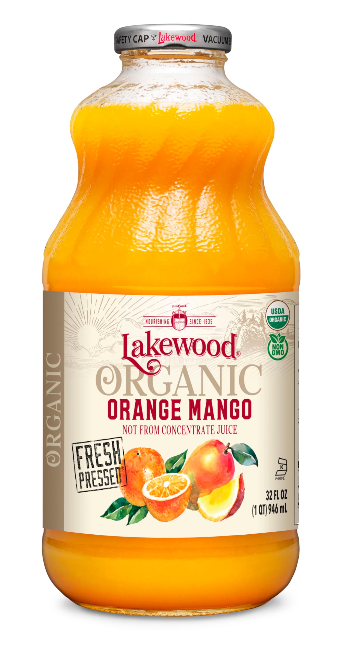 Organic Orange & Mango Blend (32 oz, 2-pack or 6-pack)