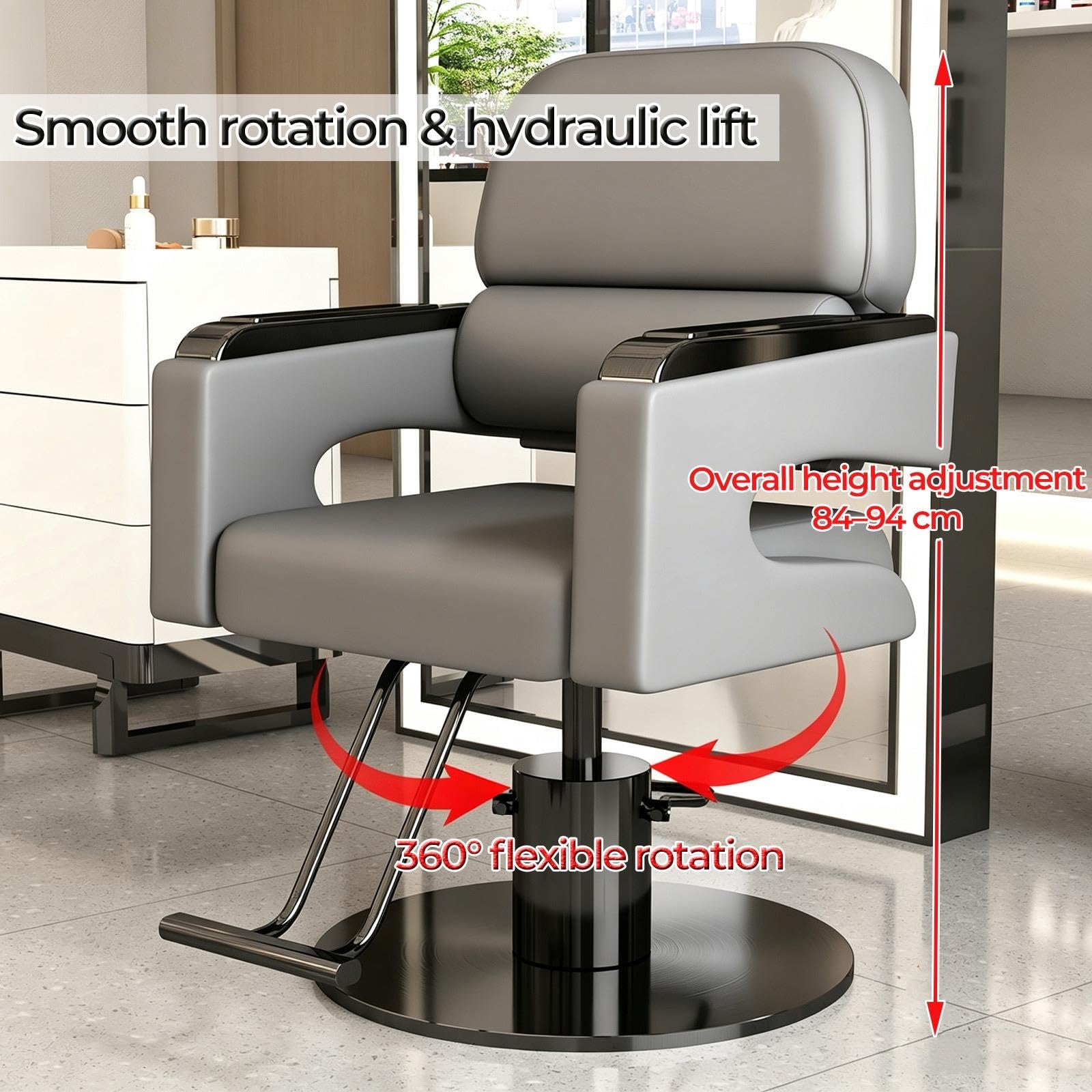 Fauteuil de Coiffure hydraulique pour Salon