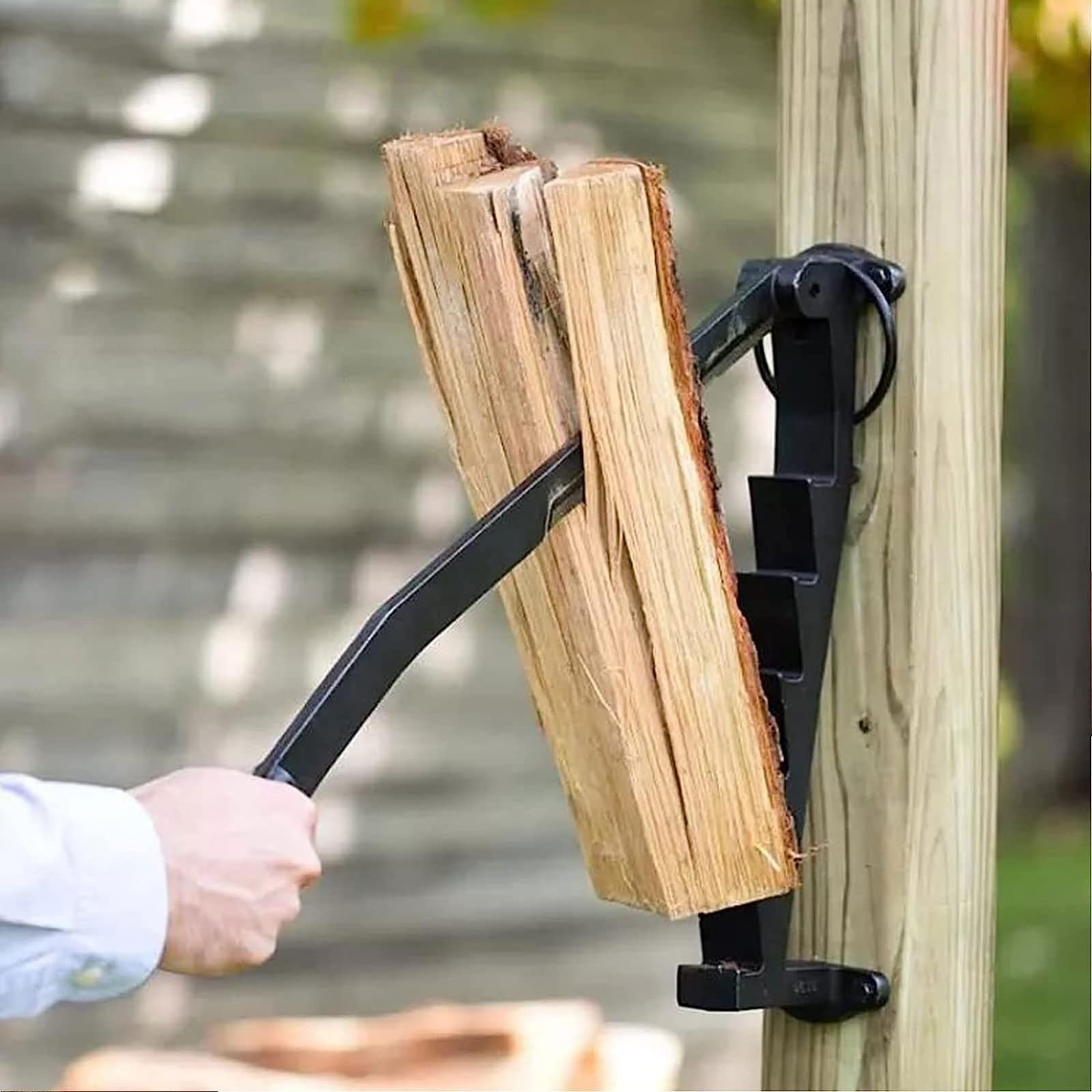 Fendeuse De Bois Manuelle, Fixation Murale, Fendeuse De Bûches Manuelle, Fendeuse De Bois De Chauffage Portable, pour La Maison Et Le Camping en Plein Air 60 Cm / 23,6 Pouces