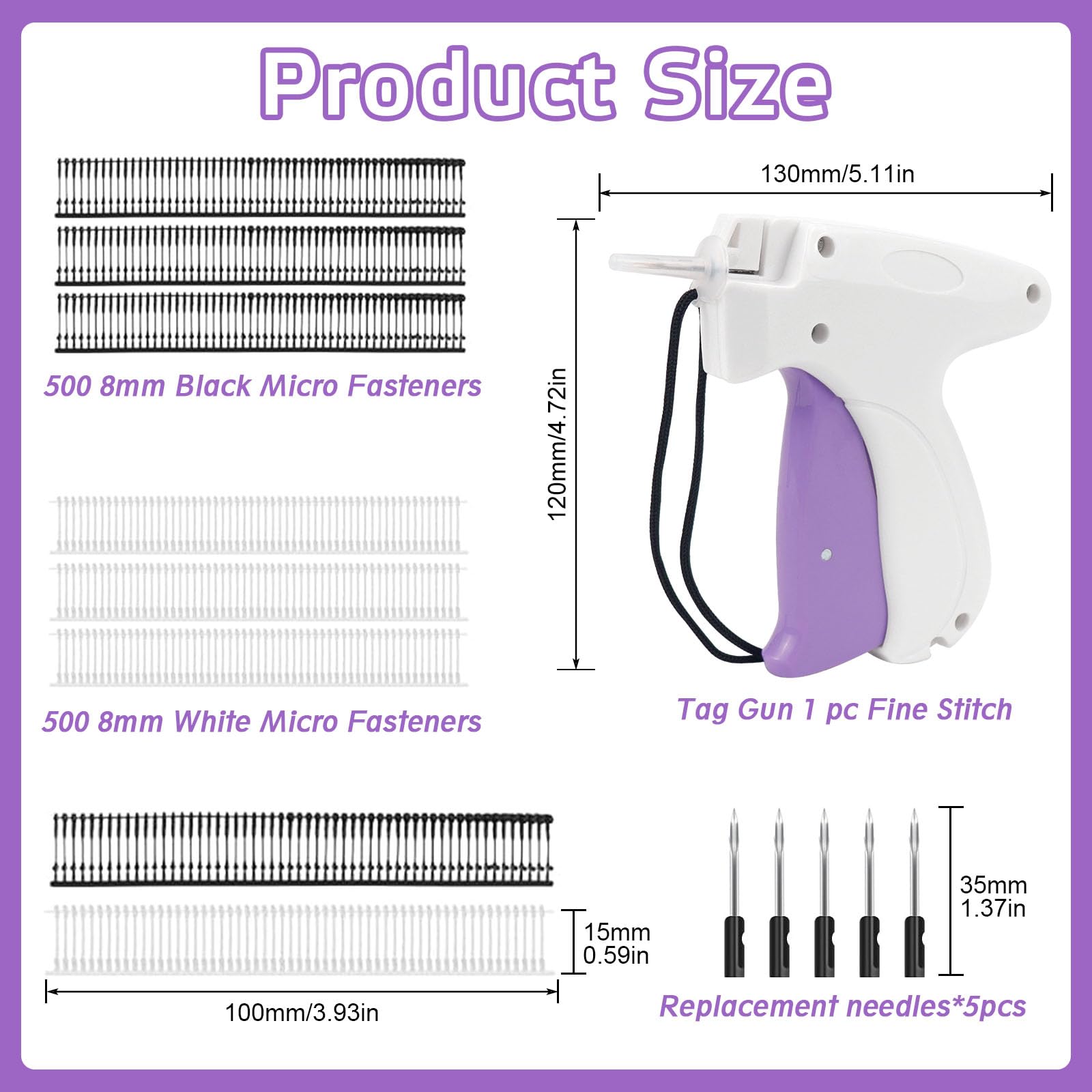 My best clothing hack is the micro stitch tagging gun! It inserts