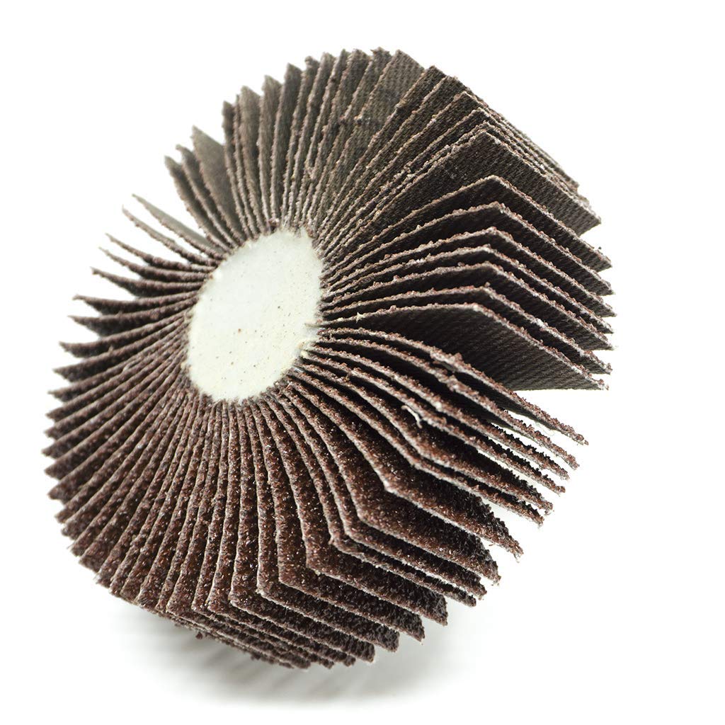 10 7,6 x 2,5 cm X1/10,2 cm Premium ruote lamellari a/o disco abrasivo grana 60