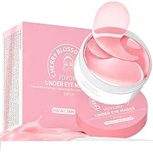 Under Eye Patches Masks for Fine Lines with Collagen and Hyaluronic Acid, Dark Circles, Hydrating and Smoothing Under Eye Skin Care for Women and Men,60 Pcs Mist Pink