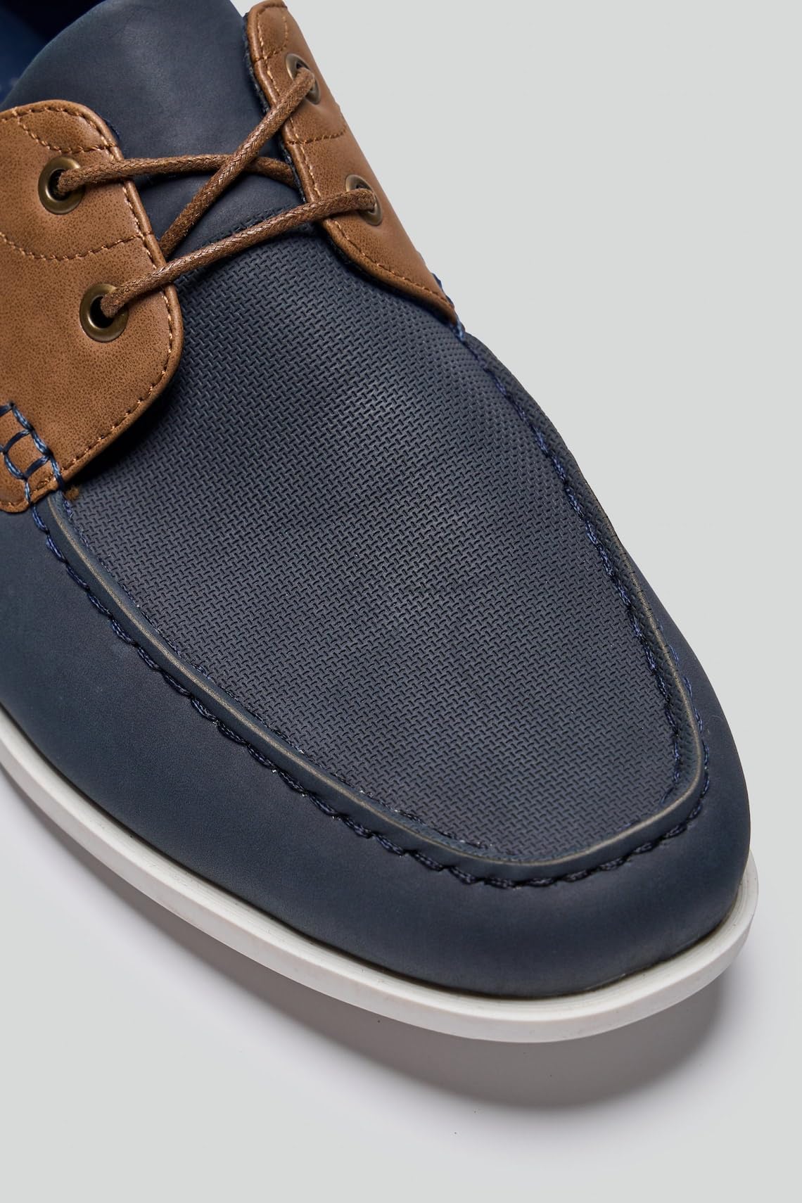 Náuticos de Cuero para Hombre, Calzado Informal clásico con Cordones