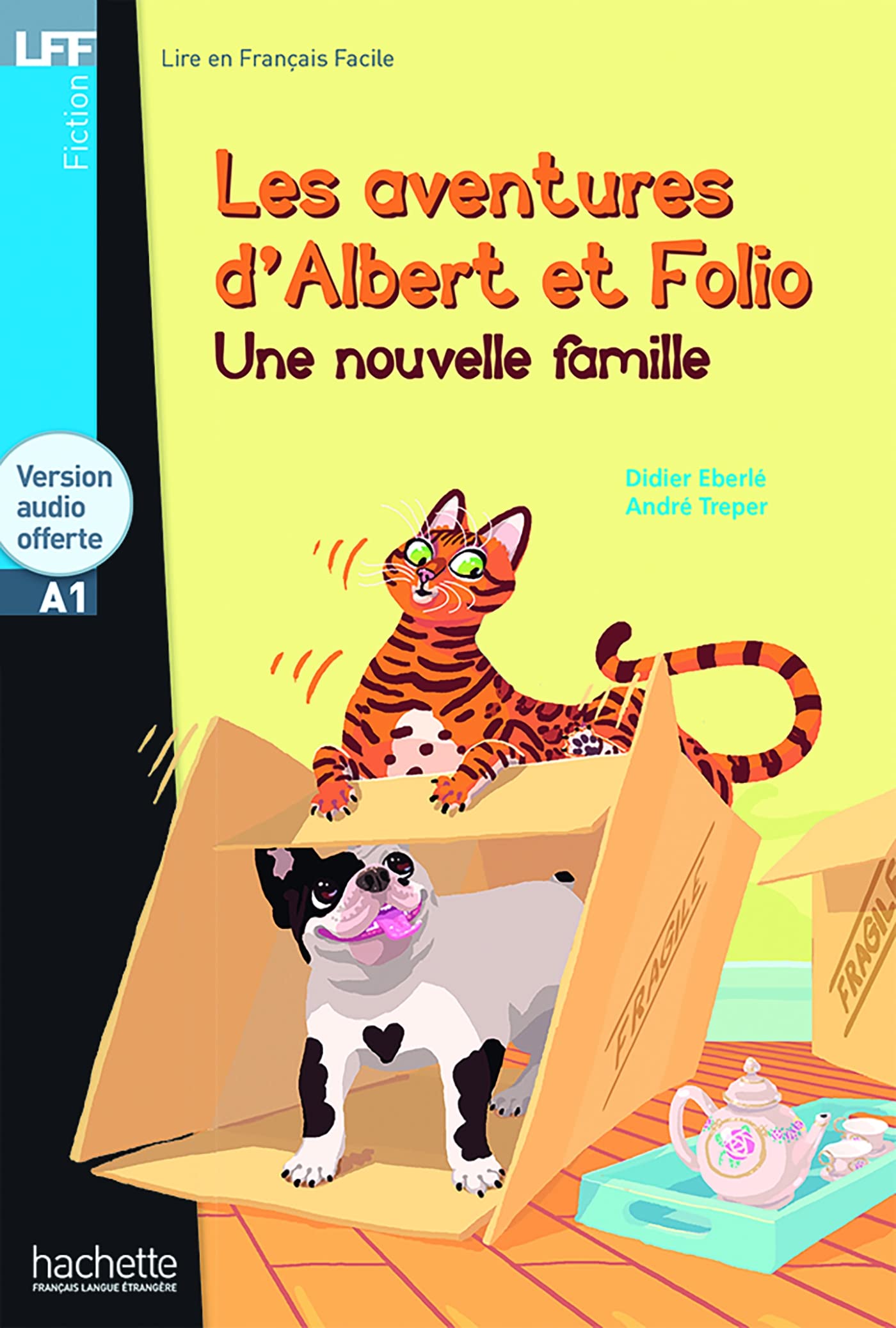 Les aventures d'Albert et Folio: Une nouvelle famille - Livre + online audio