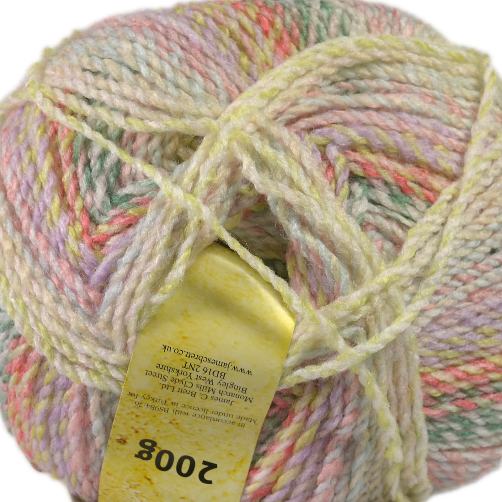 James C Brett Marble Chunky Knitting Wool Yarn 200g - MC117