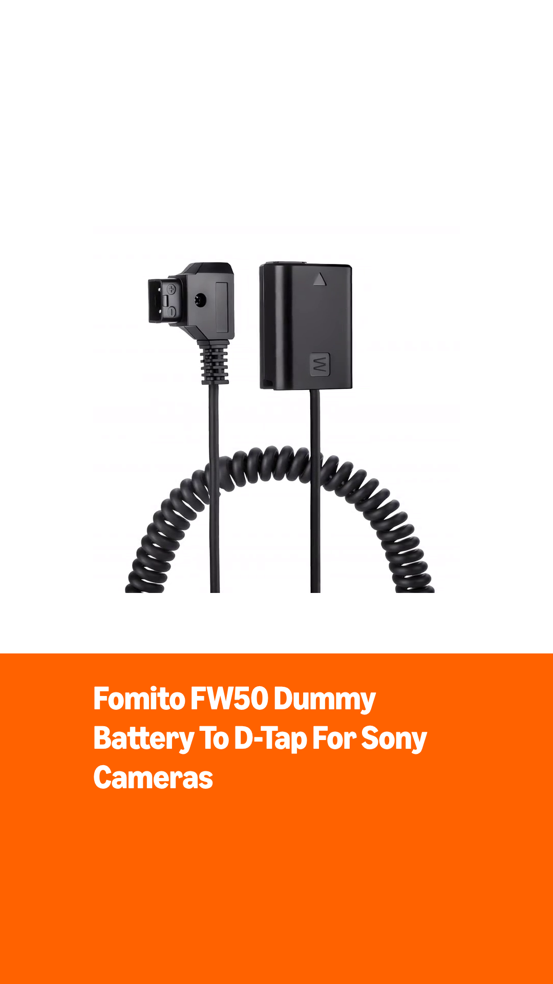 Amazon.com: Fomito FW50 Dummy Battery to D-tap for Sony A7000