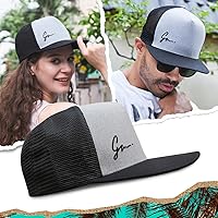 Vista 60 de Grace Folly - Gorra trucker unisex gorra de malla con cierre trasero negro (Black with Fade)