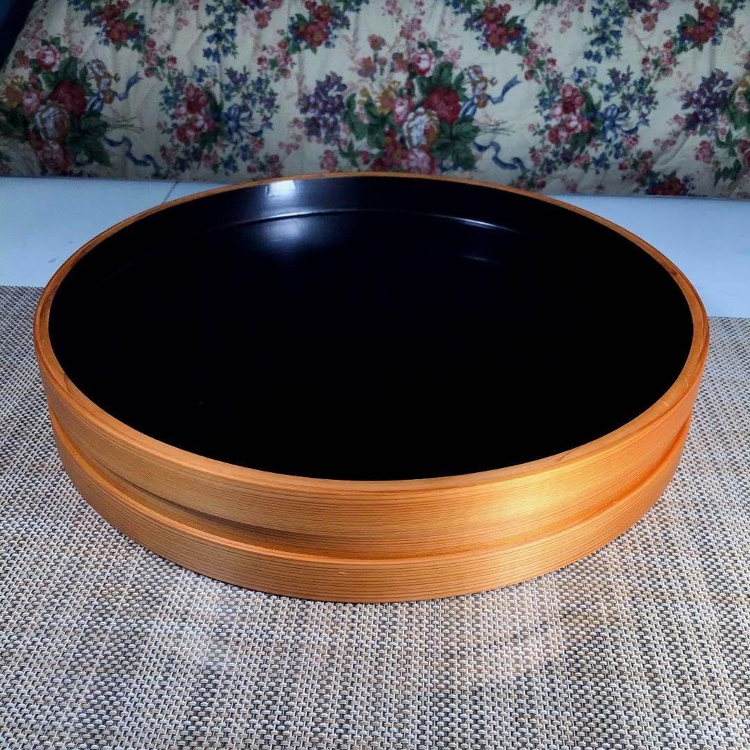 大館曲わっぱ お盆 特大サイズ 秋田杉 ナツうー特価』 大館曲