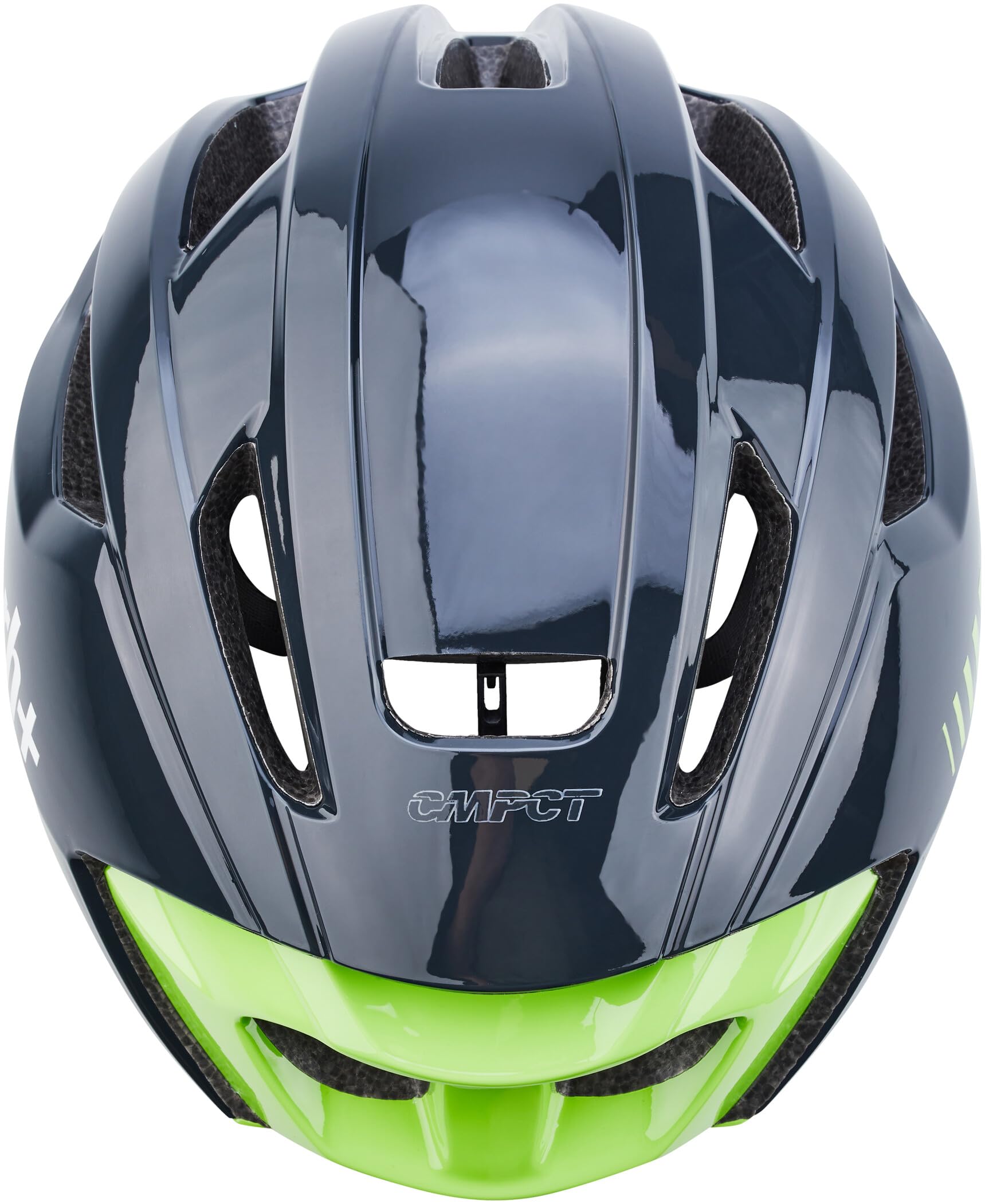 rh+ Casco compatto nero/verde