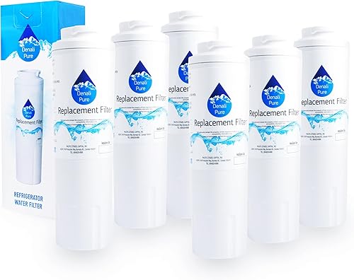 Miniatura 1 de Paquete de 6 filtros de agua de repuesto para refrigerador MFI2665XEB5 - Compatible con cartucho de filtro de agua Maytag UKF8001