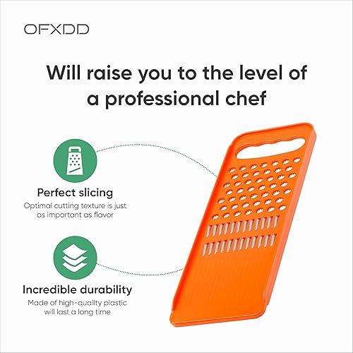 Miniatura 4 de Rallador de plástico coreano de zanahoria con mango - Trituradora de verduras y zanahorias