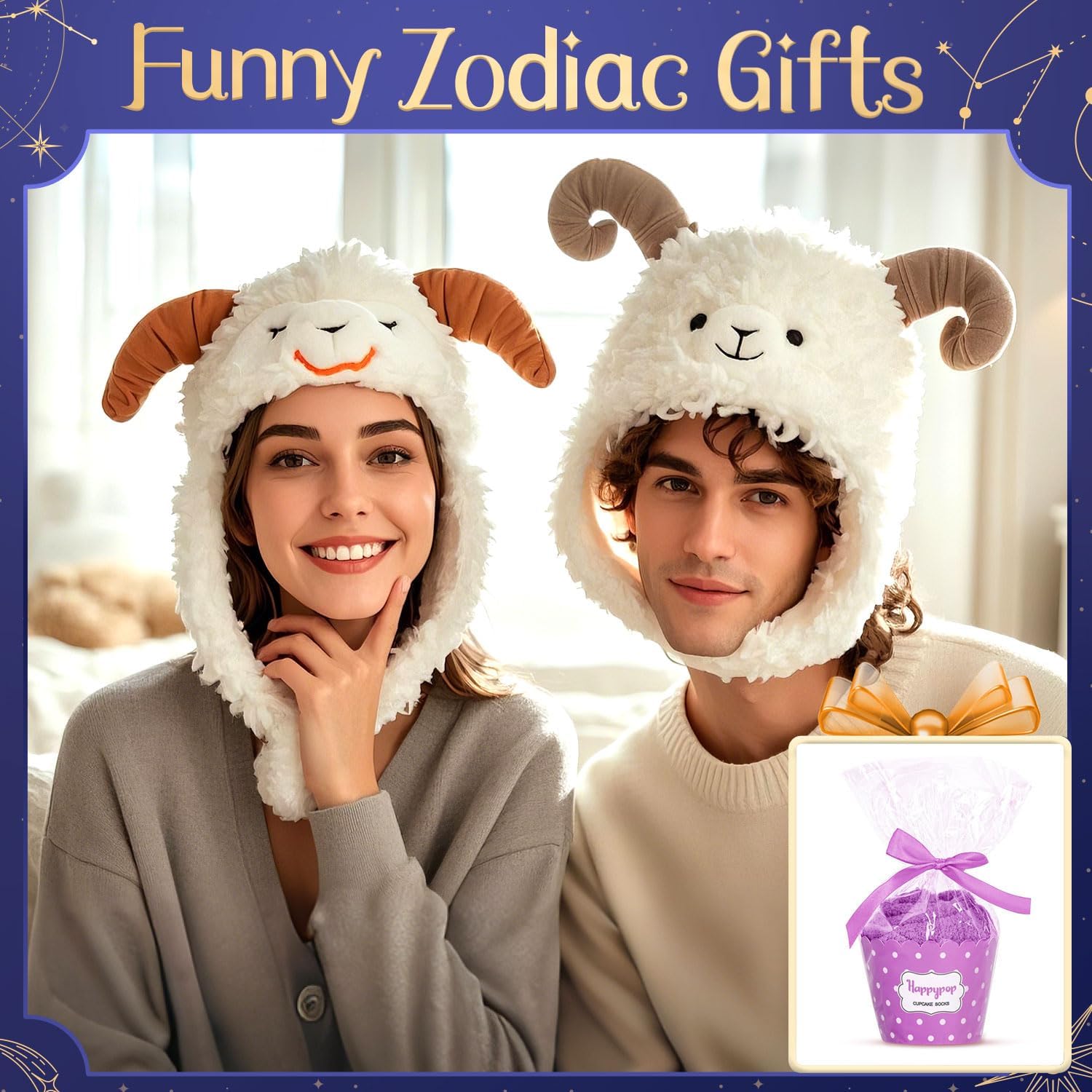 HAPPYPOP Zodiac Gifts - Astrology Constellation Galaxy Horoscope Gifts Socks - Image 6