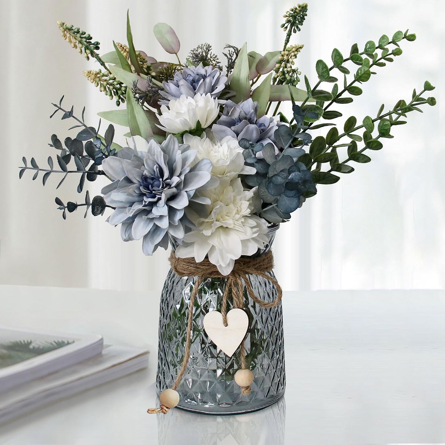 Leftover Faux Flowers in Vase,Artificial Flowers in Vase,Table Centerpieces for Dining Room,Flower Centerpieces for Tables,Fake Flowers with Vase,Kitchen Table Decor,Coffee Table Decor Leftover Faux Flowers in Vase,Artificial Flowers in Vase,Table Centerpieces for Dining Room,Flower Centerpieces for Tables,Fake Flowers with Vase,Kitchen Table Decor,Coffee Table Decor