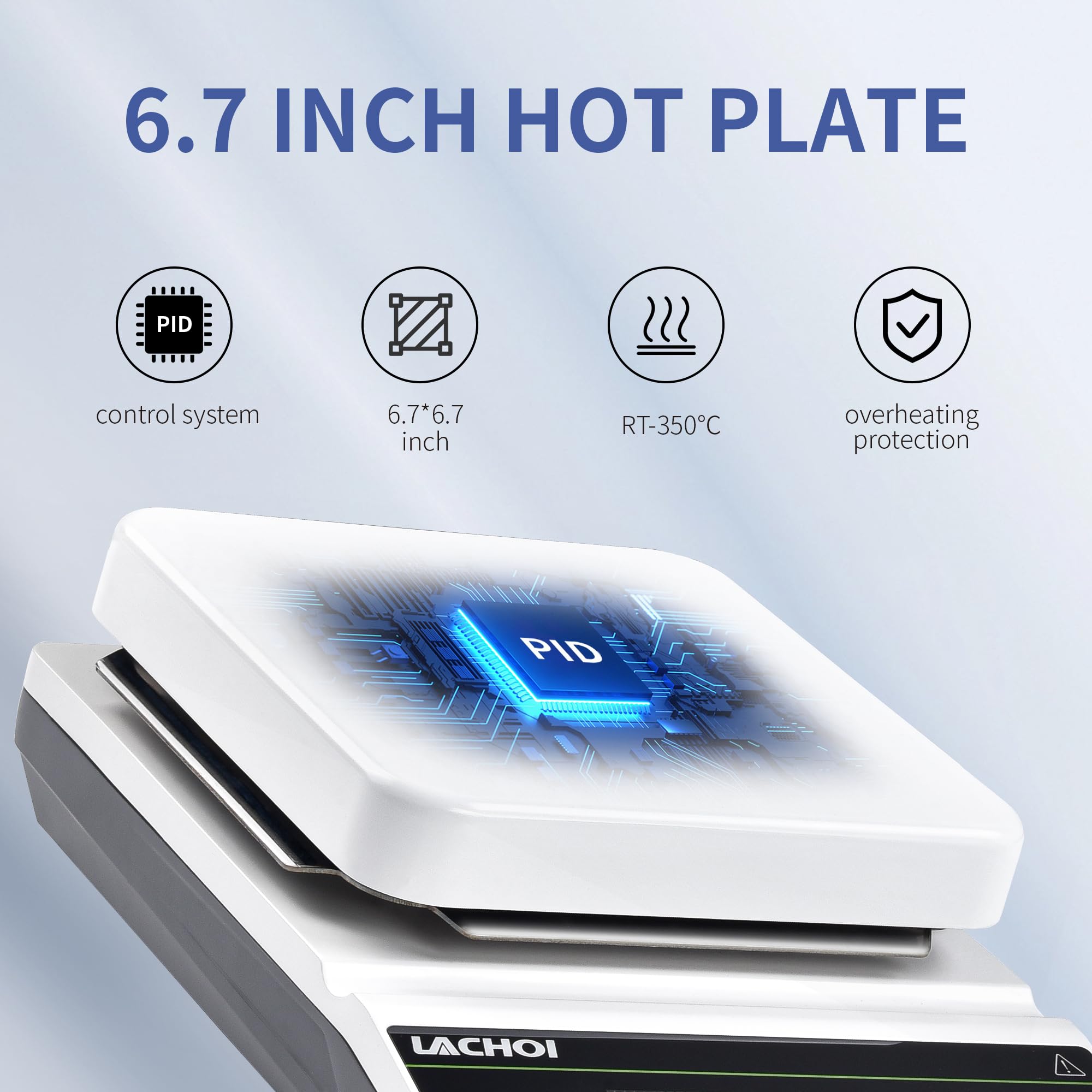 Magnetic Stirrer Hot Plate - 20L, 350°C -3 Magnetic Stirrer Hot Plate - 20L, 350°C -3