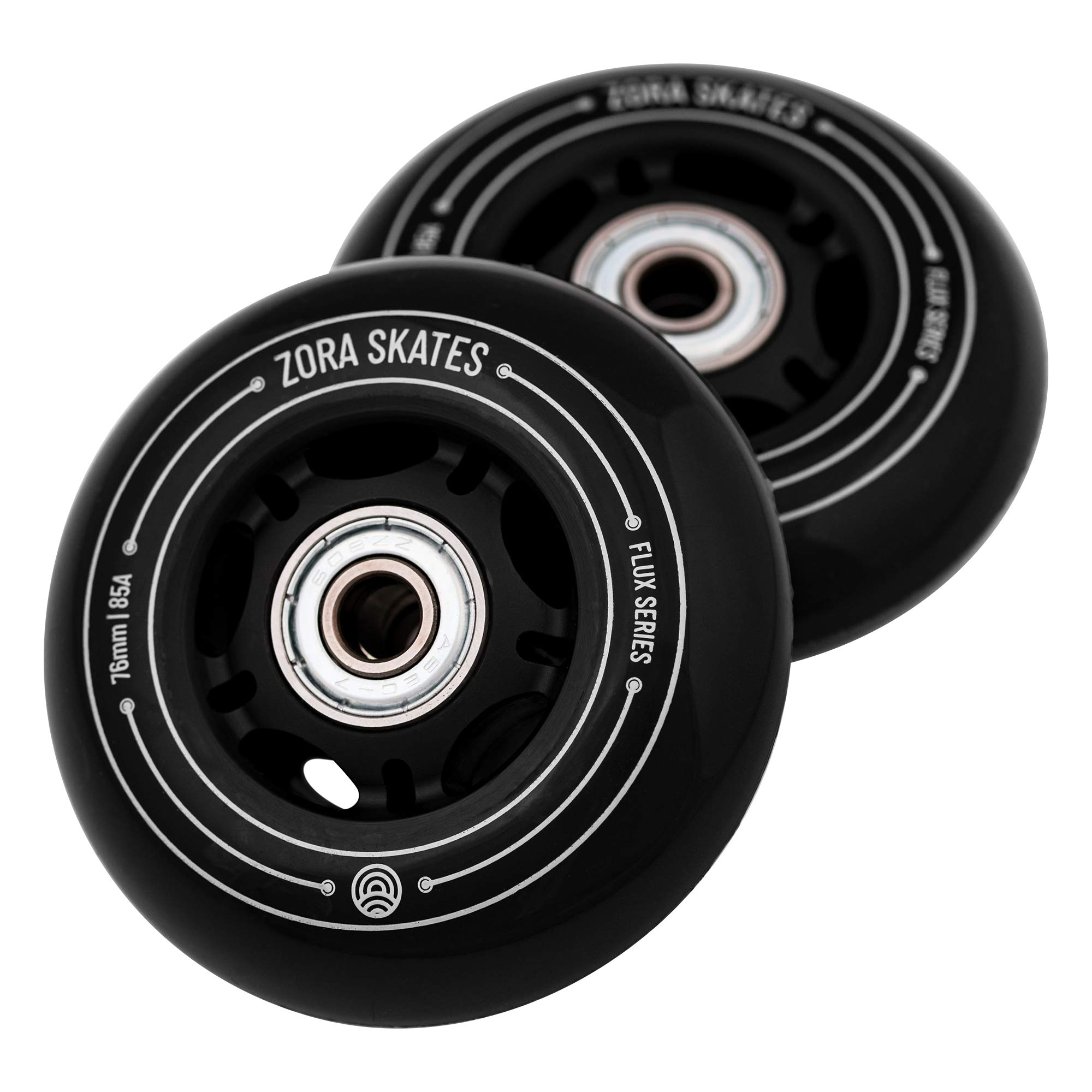 Buy ZORA SKATES Flux 2 76mm RipStik Wheels 85A for Ripsurf Caster Board