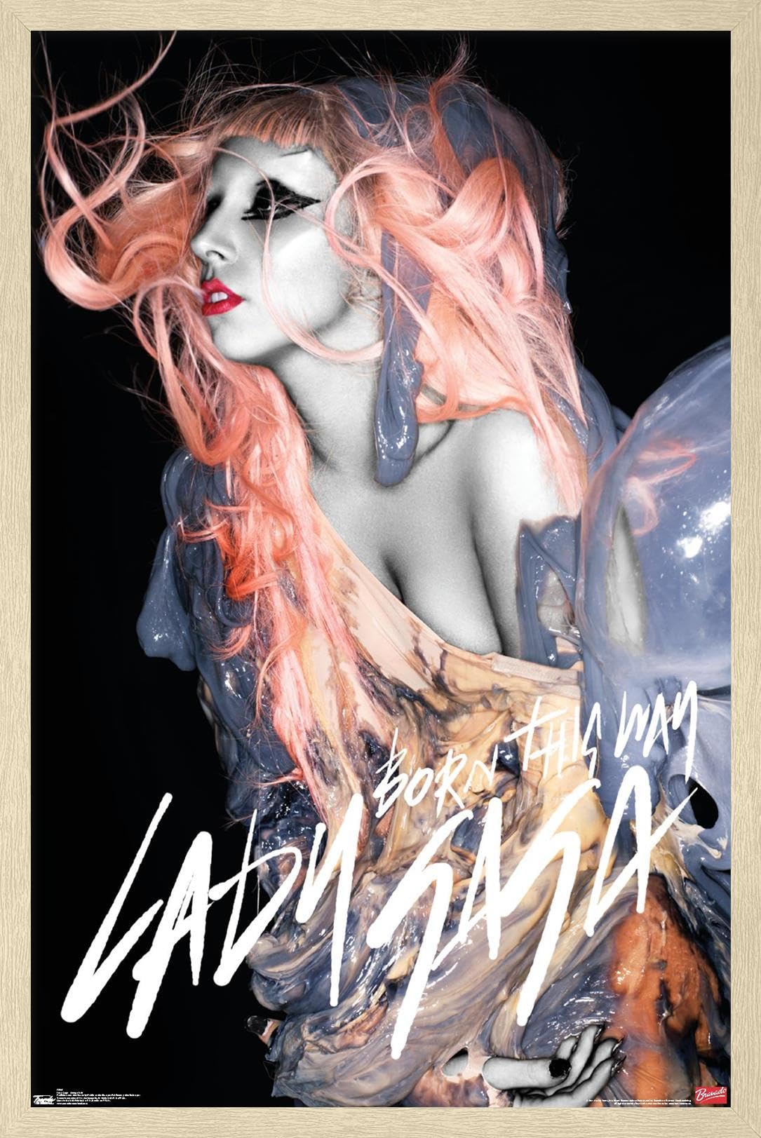 Amazon.com: Trends International Lady Gaga - Orange Hair