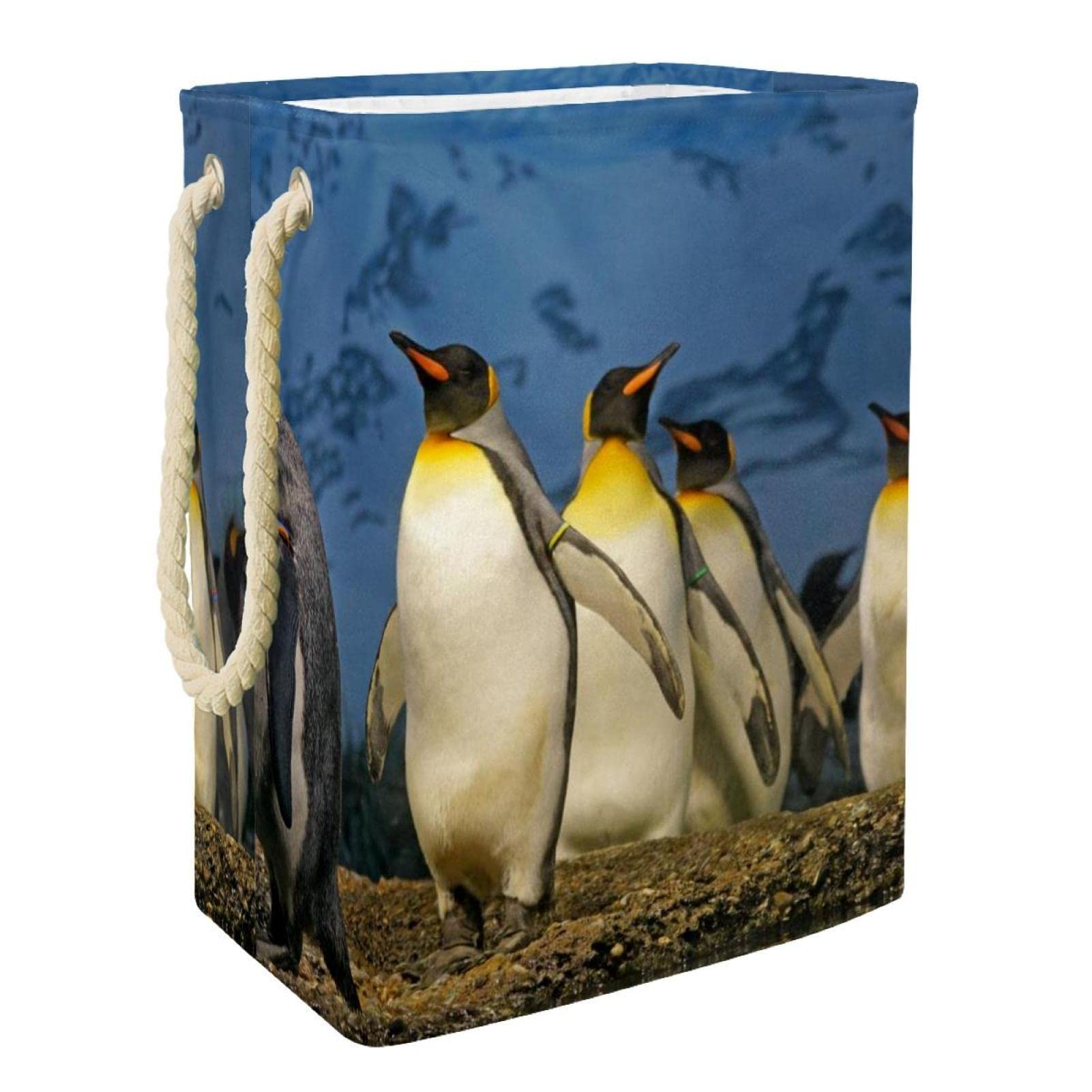 Panier à linge imperméable pingouin pliable bac de rangement humide