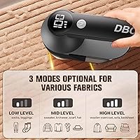 Vista 6 de DBC Afeitadora de tela recargable, removedor de pelusa de 3 velocidades para pantalla LED de ropa, motor potente de 15000 r/min, afeitadora