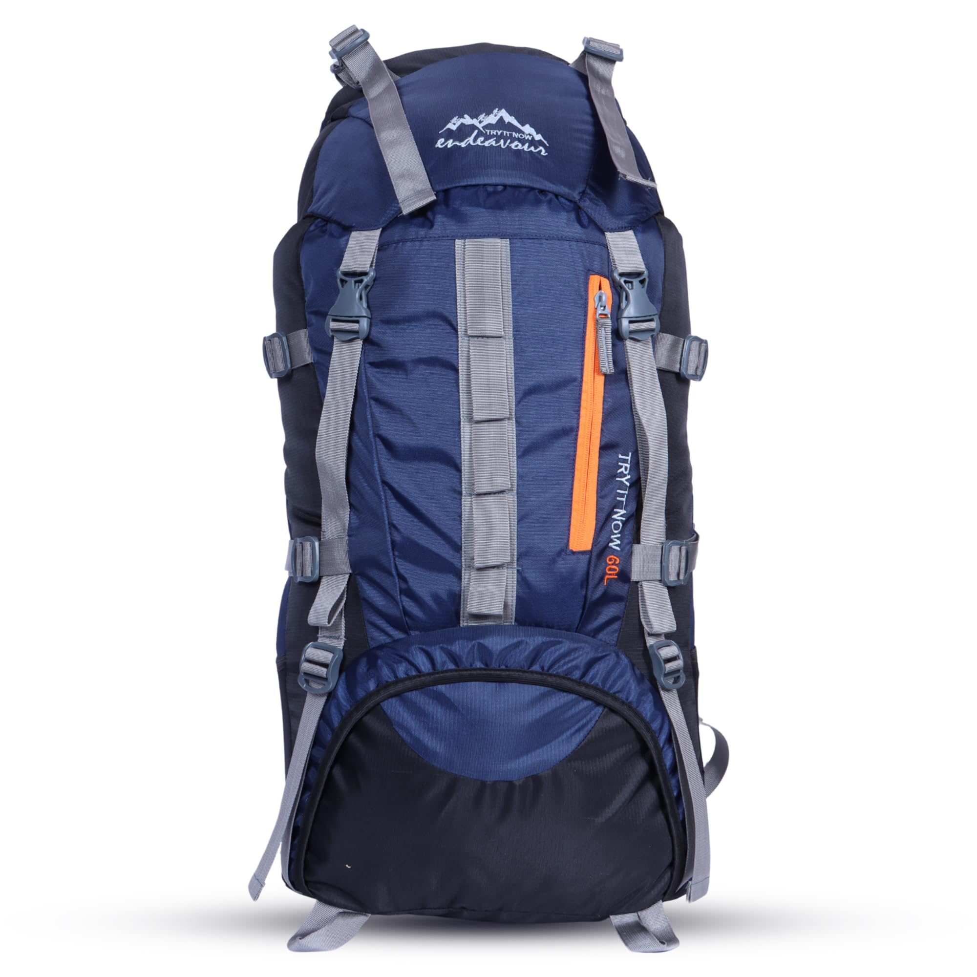 Endeavour Snow 60 Ltr Rucksack for Trekking and Travel | Laptop Sleeve | Water Repellent | Rain Cover | 2 Year Warranty-image-5
