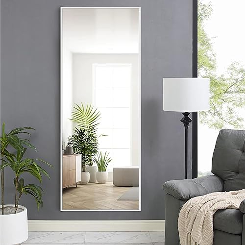 NeuType Espejo de pared arqueado para sala de estar, dormitorio, baño, baño, baño, colgar o apoyarse contra la pared, lo mejor para decoración de