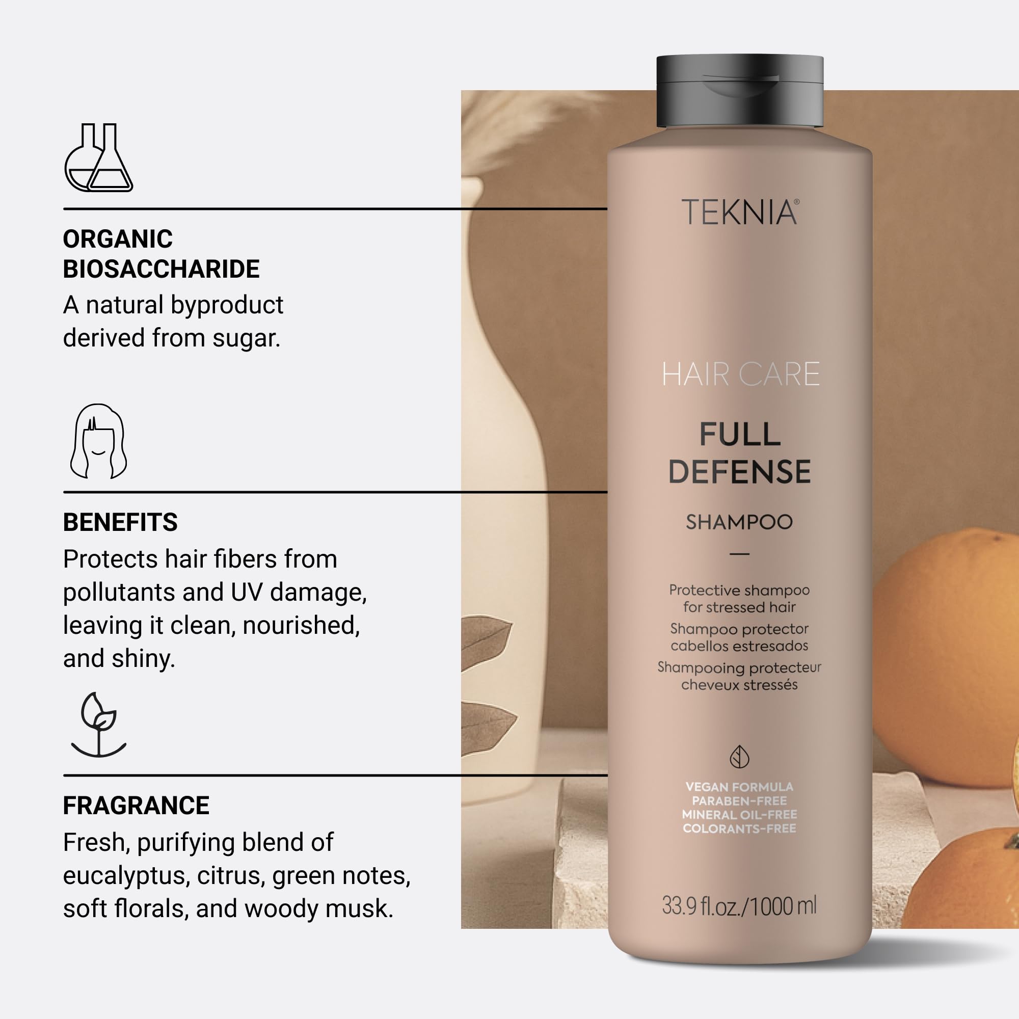 Lakmé TEKNIA Full Defense Shampoo 1L | Shampoo | Haircare Group