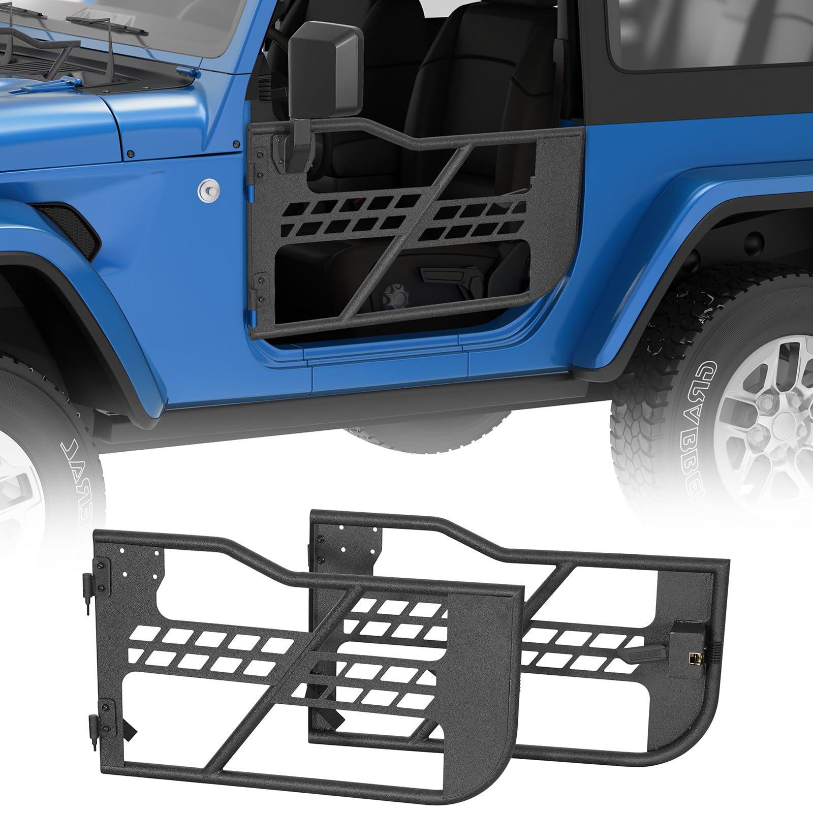 Amazon.com: Hooke Road Half Doors for 2018-2025 Jeep Wrangler JL 2