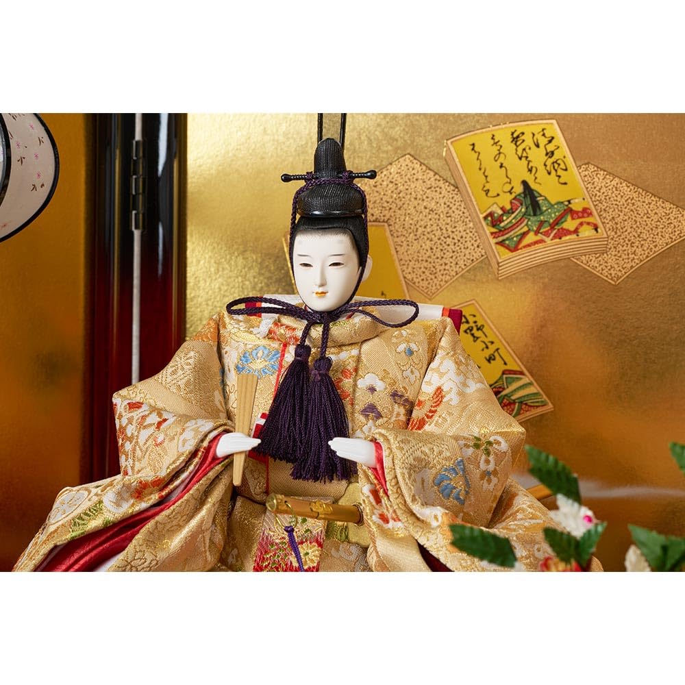 Amazon | 久月official 雛人形 収納三段 平安三賢女付 雛の詩 引き出し