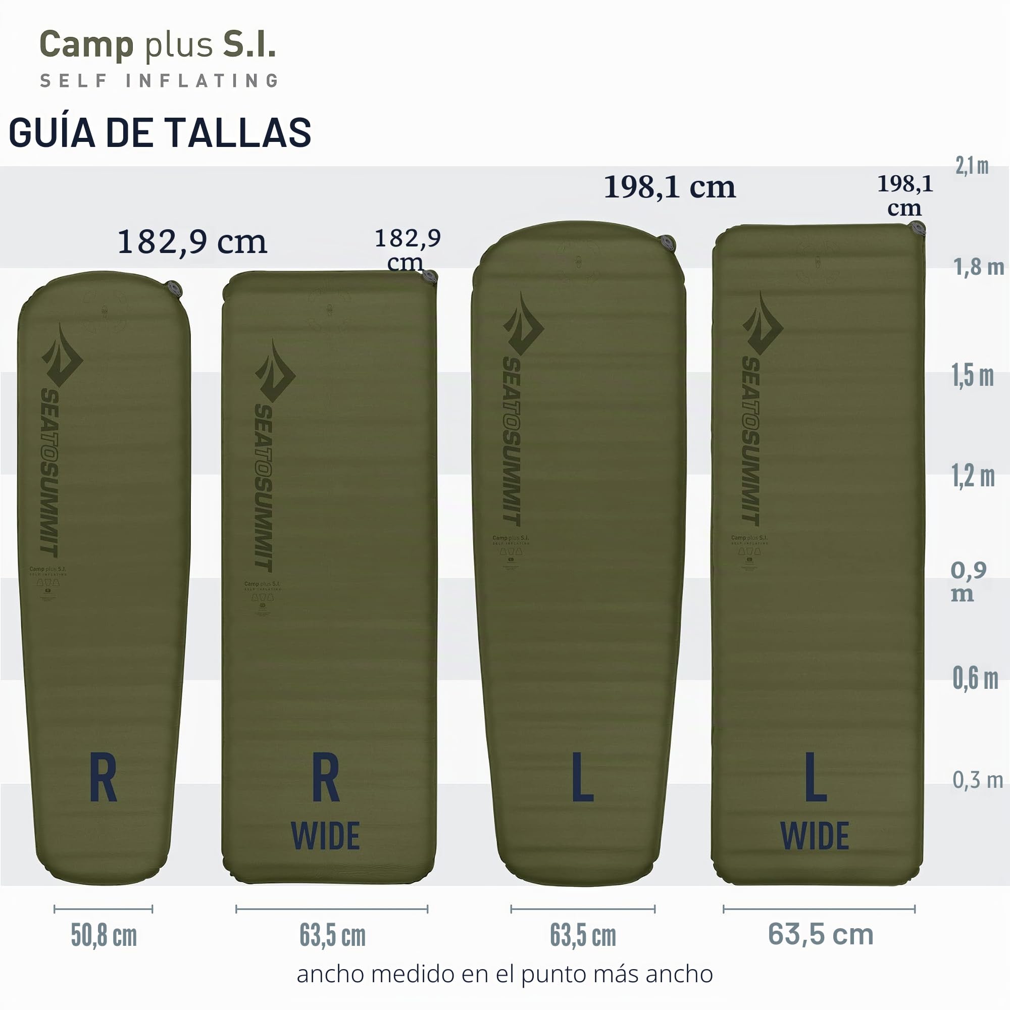 Sea To Summit Camp Plus Self Inflating Mat (Large) - SS23