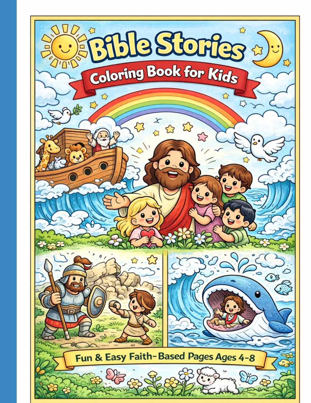 Bible Stories: Coloring Book for Kids