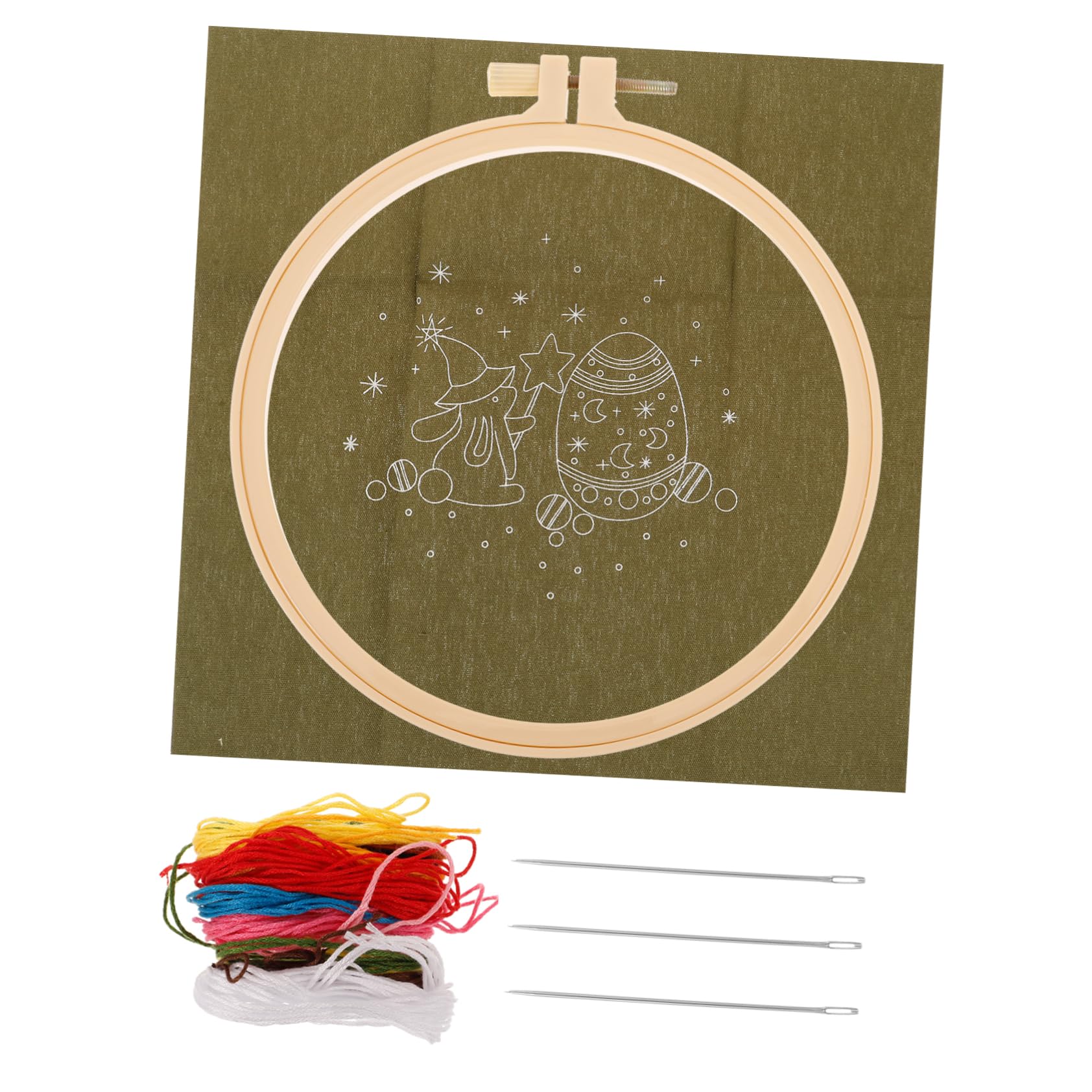 NUOBESTY 5 Conjuntos Kit De Bordado Kits De Manualidades Para Maquina De Bordar Equipo De Tejer De Coser Kit De Manualidades Kit De Costura De Viaje Ropa El Plastico